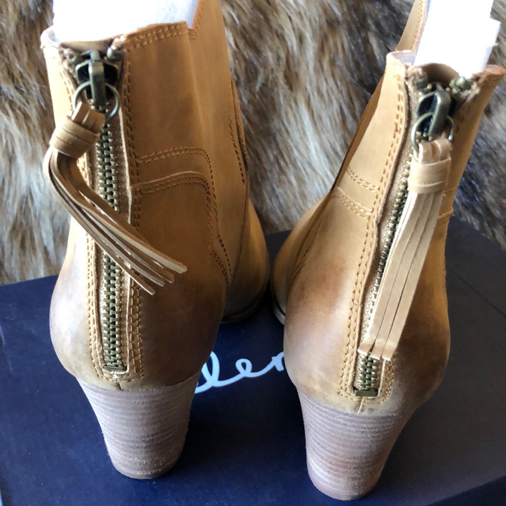 Splendid ASHER Leather Bootie,Sz: 10,Maple Nubuck - Picture 4 of 8